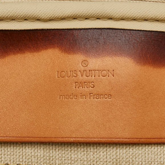 Louis Vuitton Monogram Alize Boston Bag Shoulder M41399 Brown Leather PVC Men... - Picture 12 of 14